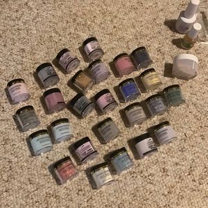 Dipping powders, all shades